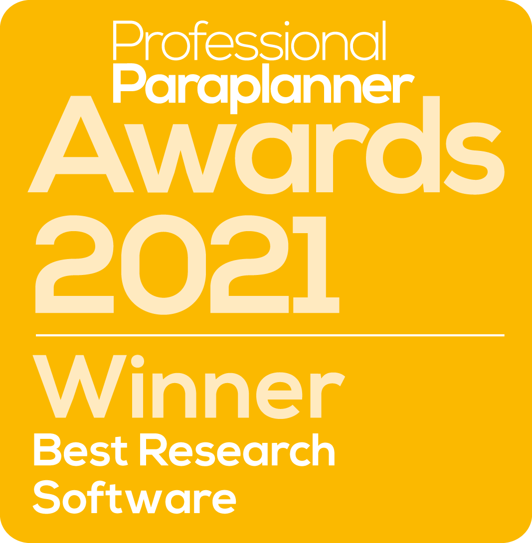 Professional Paraplanner Award 2021)
